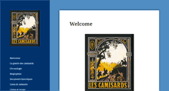 Desktop Screenshot of camisards.net